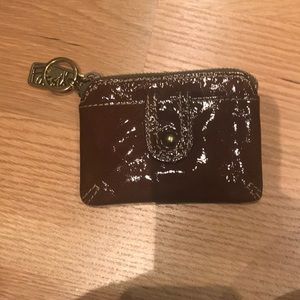 Fossil patent leather wallet